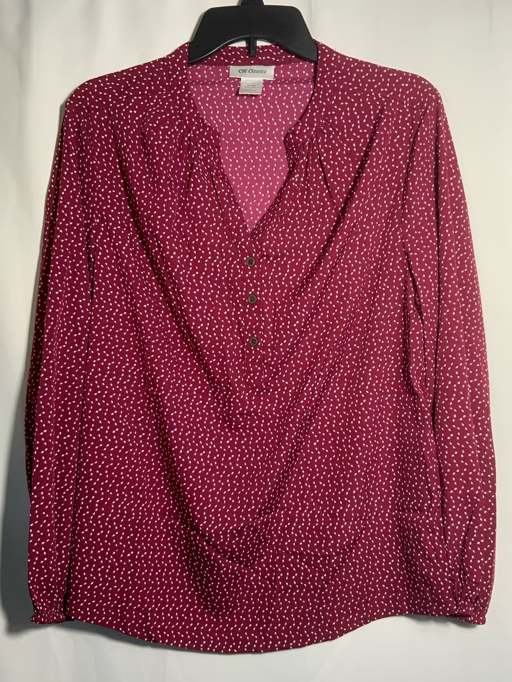 CW Classic Burgundy Long Sleeve